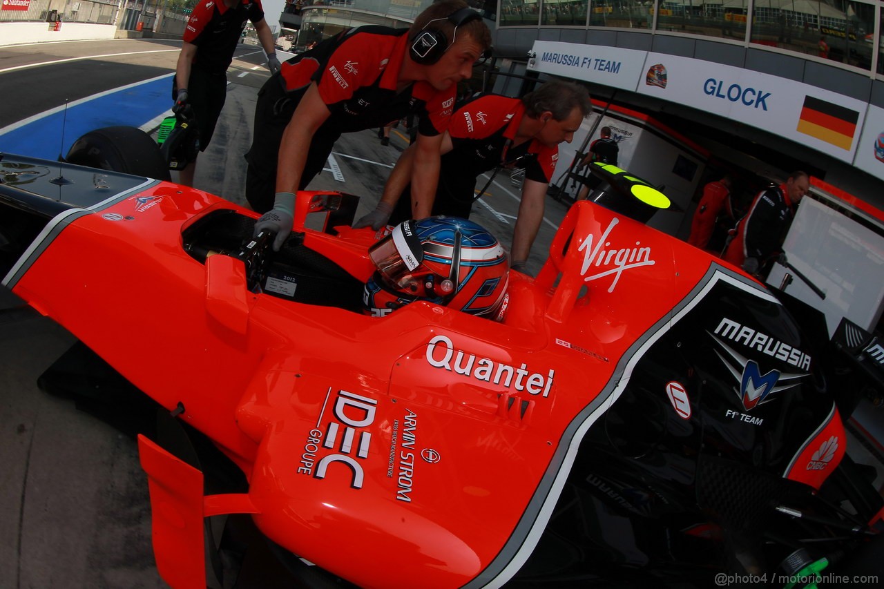 GP ITALIA, 08.09.2012- Prove Libere 3, Charles Pic (FRA) Marussia F1 Team MR01 