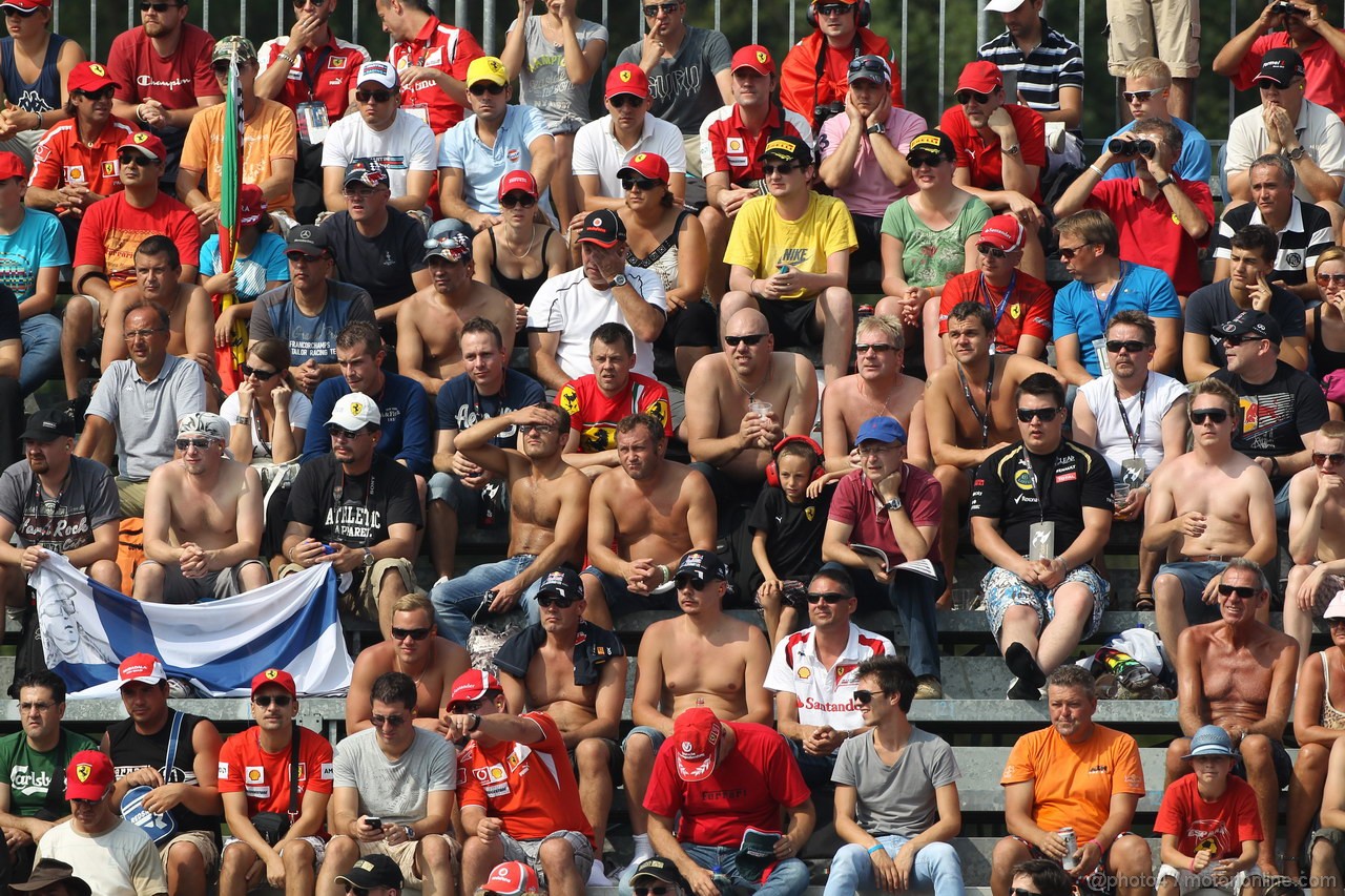 GP ITALIA, 08.09.2012- Prove Libere 3, Fans