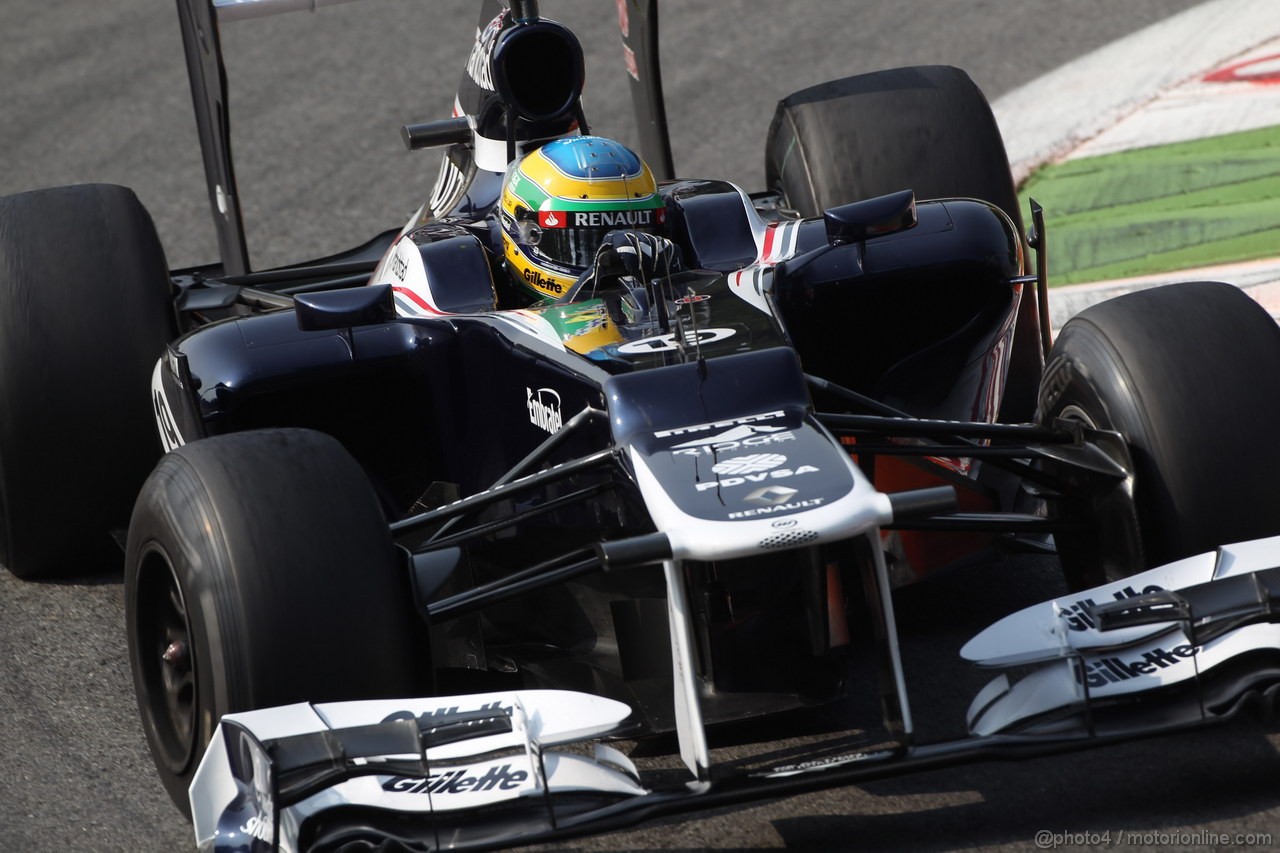 GP ITALIA, 08.09.2012- Prove Libere 3, Bruno Senna (BRA) Williams F1 Team FW34 