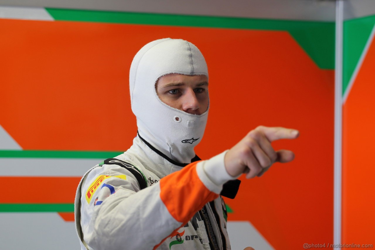 GP ITALIA, 08.09.2012- Prove Libere 3, Nico Hulkenberg (GER) Sahara Force India F1 Team VJM05 