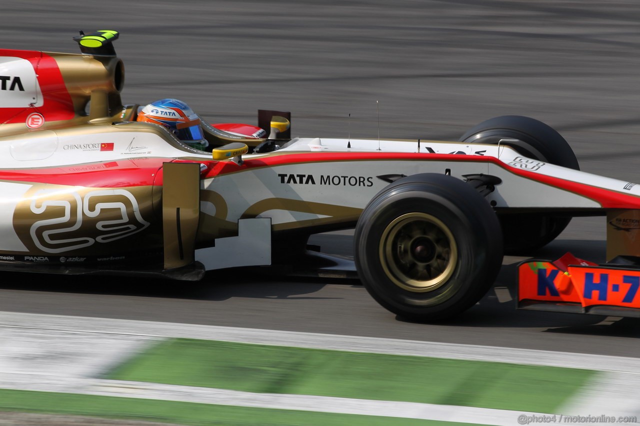 GP ITALIA, 08.09.2012- Prove Libere 3, Narain Karthikeyan (IND) HRT Formula 1 Team F112 