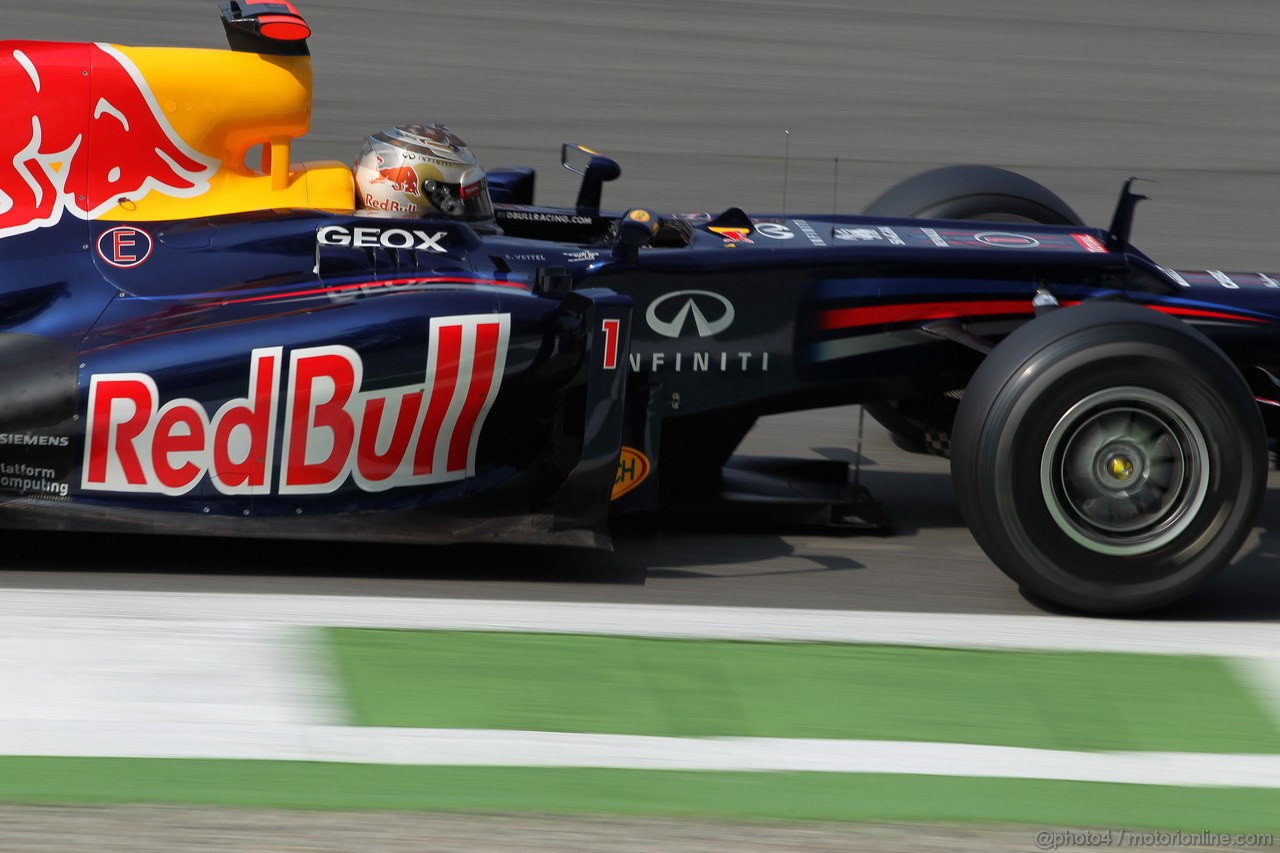 GP ITALIA, 08.09.2012- Prove Libere 3, Sebastian Vettel (GER) Red Bull Racing RB8 
