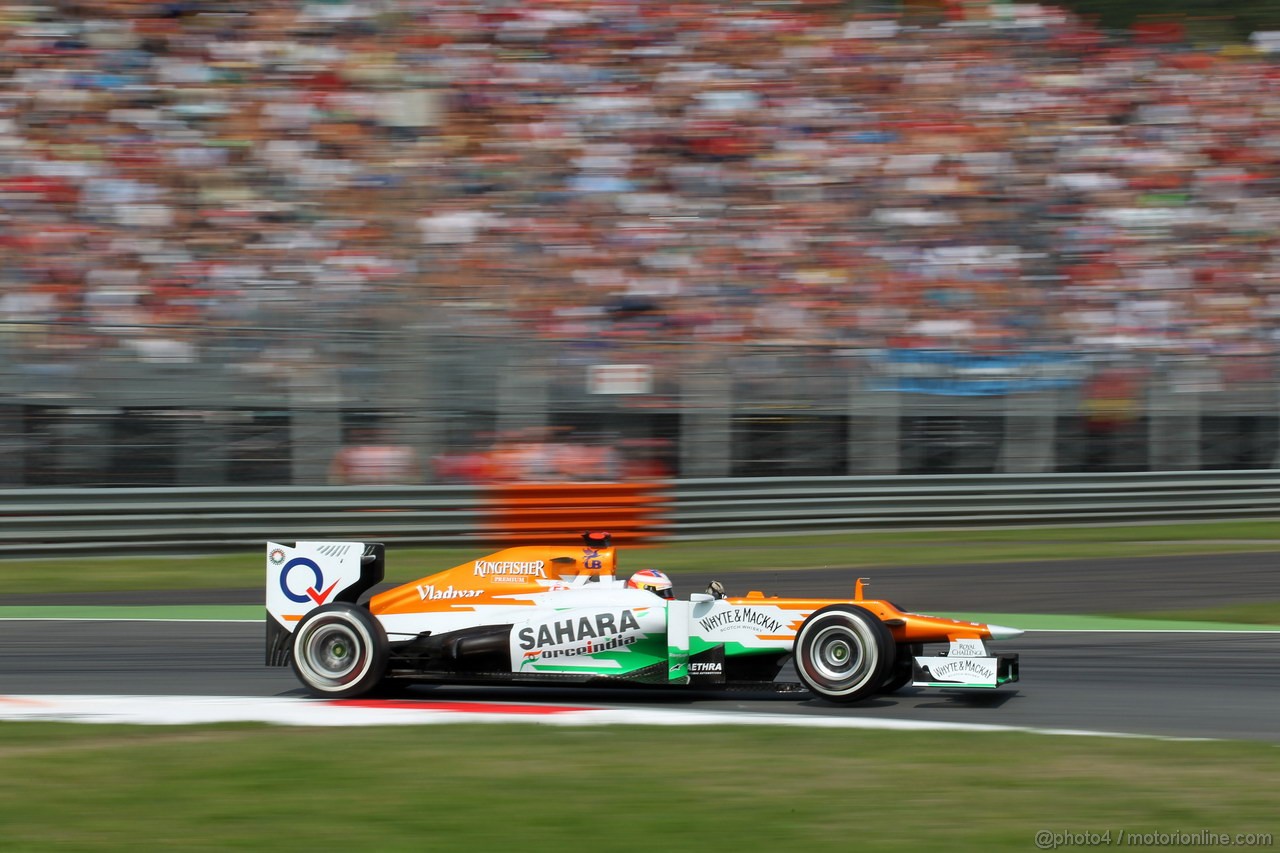 GP ITALIA, 08.09.2012- Prove Libere 3, Paul di Resta (GBR) Sahara Force India F1 Team VJM05 