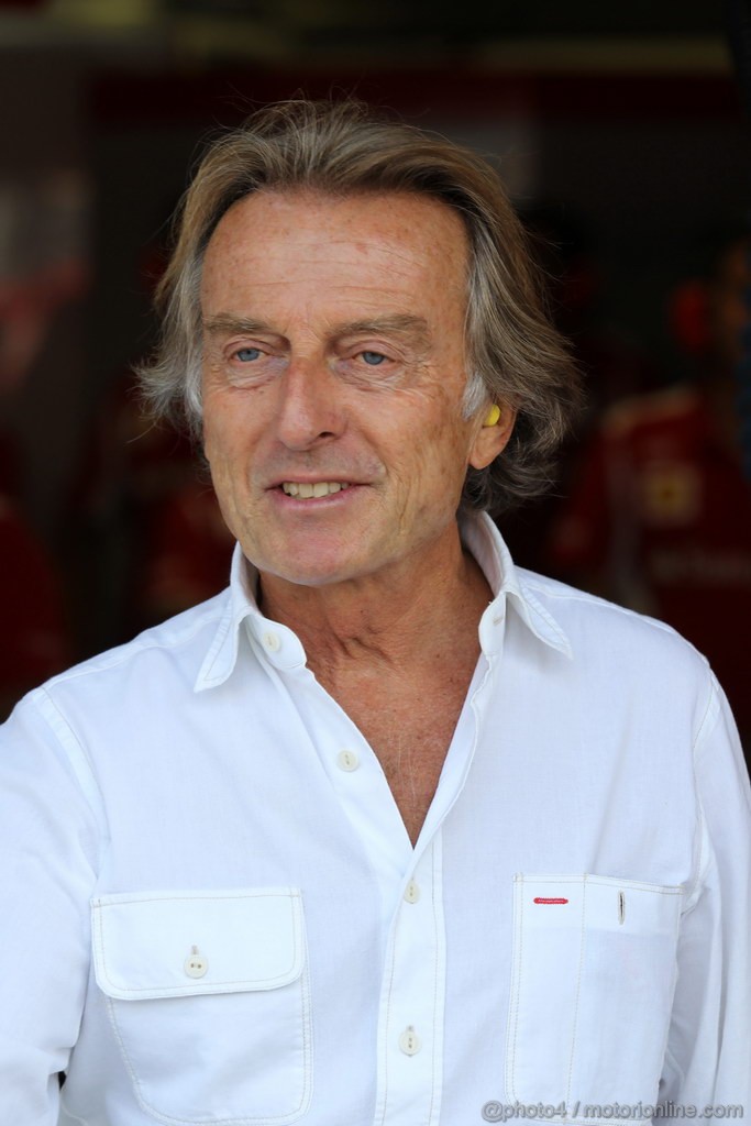 GP ITALIA, 08.09.2012- Prove Libere 3, Luca Cordero di Montezemolo (ITA), President Ferrari