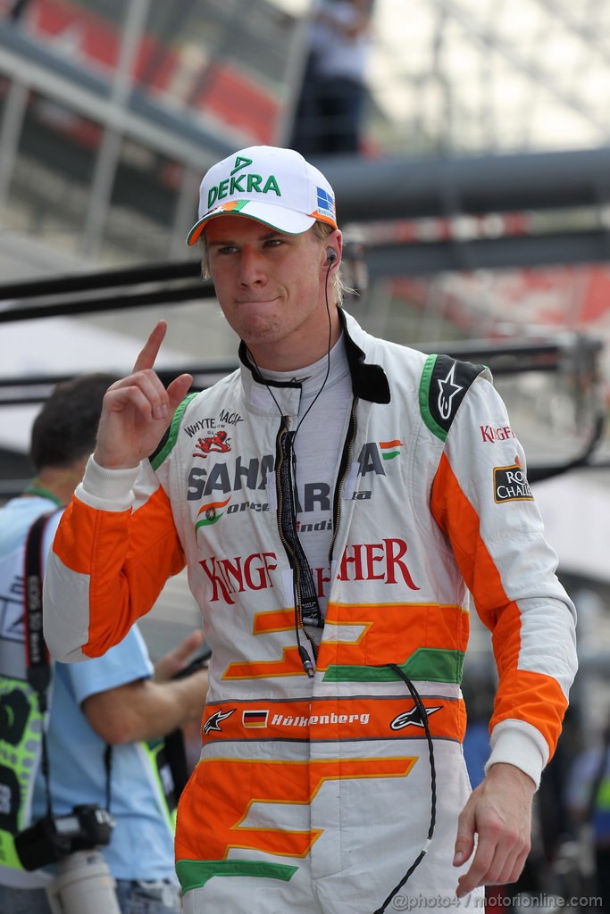 GP ITALIA, 08.09.2012- Prove Libere 3, Nico Hulkenberg (GER) Sahara Force India F1 Team VJM05 