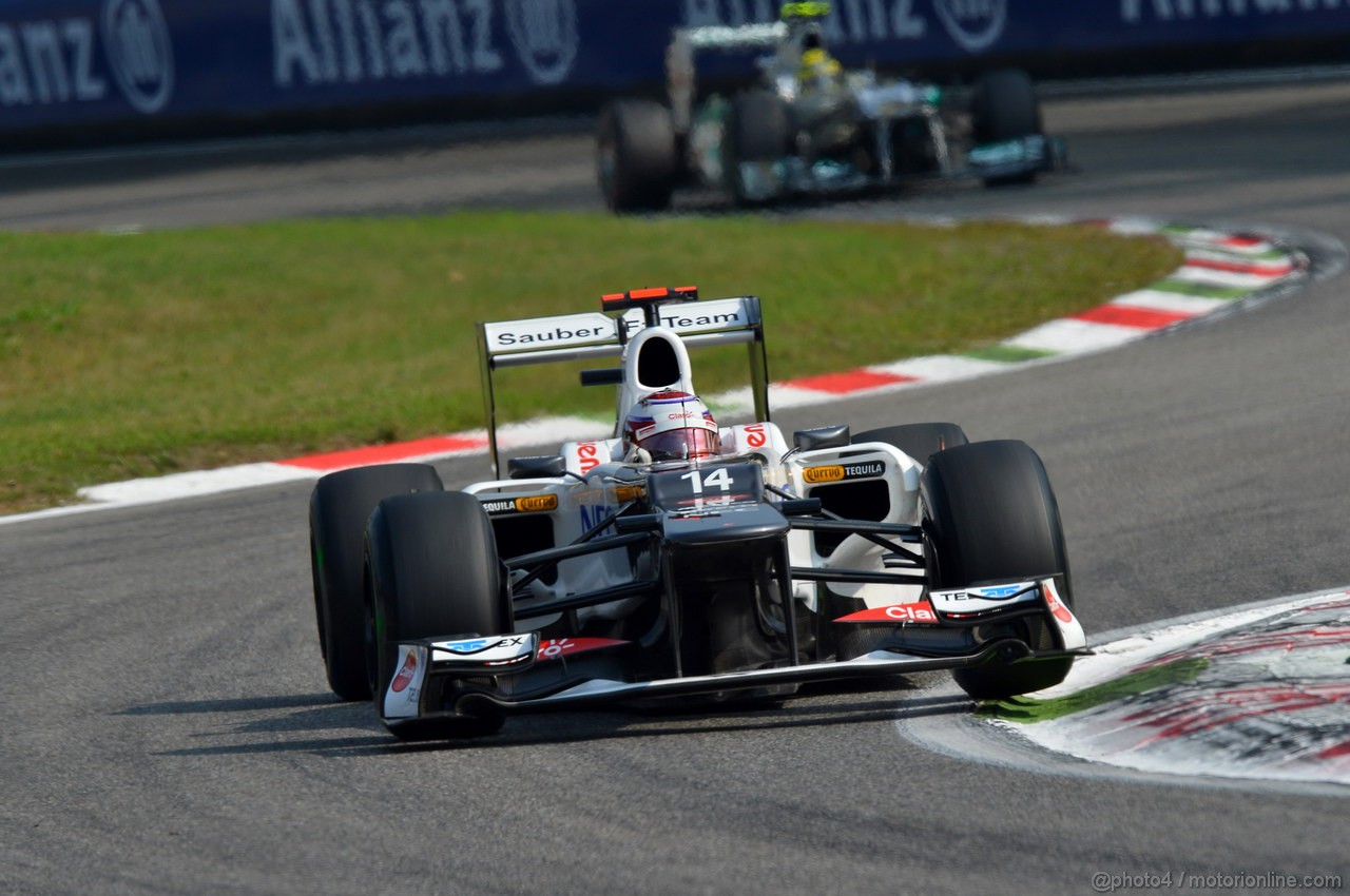 GP ITALIA, 08.09.2012- Prove Libere 3, Kamui Kobayashi (JAP) Sauber F1 Team C31 