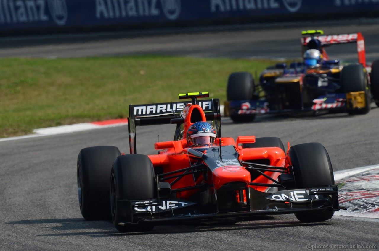 GP ITALIA, 08.09.2012- Prove Libere 3, Charles Pic (FRA) Marussia F1 Team MR01 