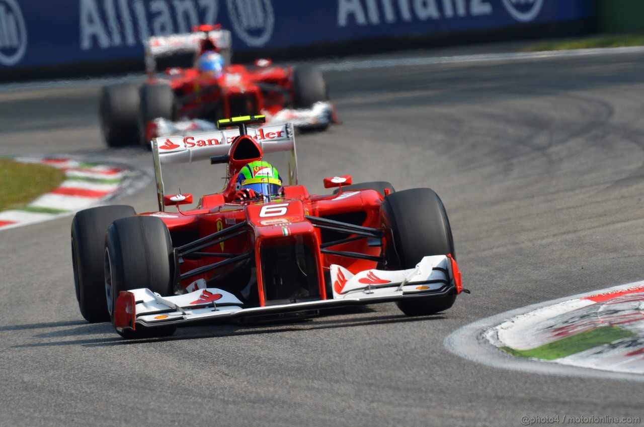 GP ITALIA, 08.09.2012- Prove Libere 3, Felipe Massa (BRA) Ferrari F2012 