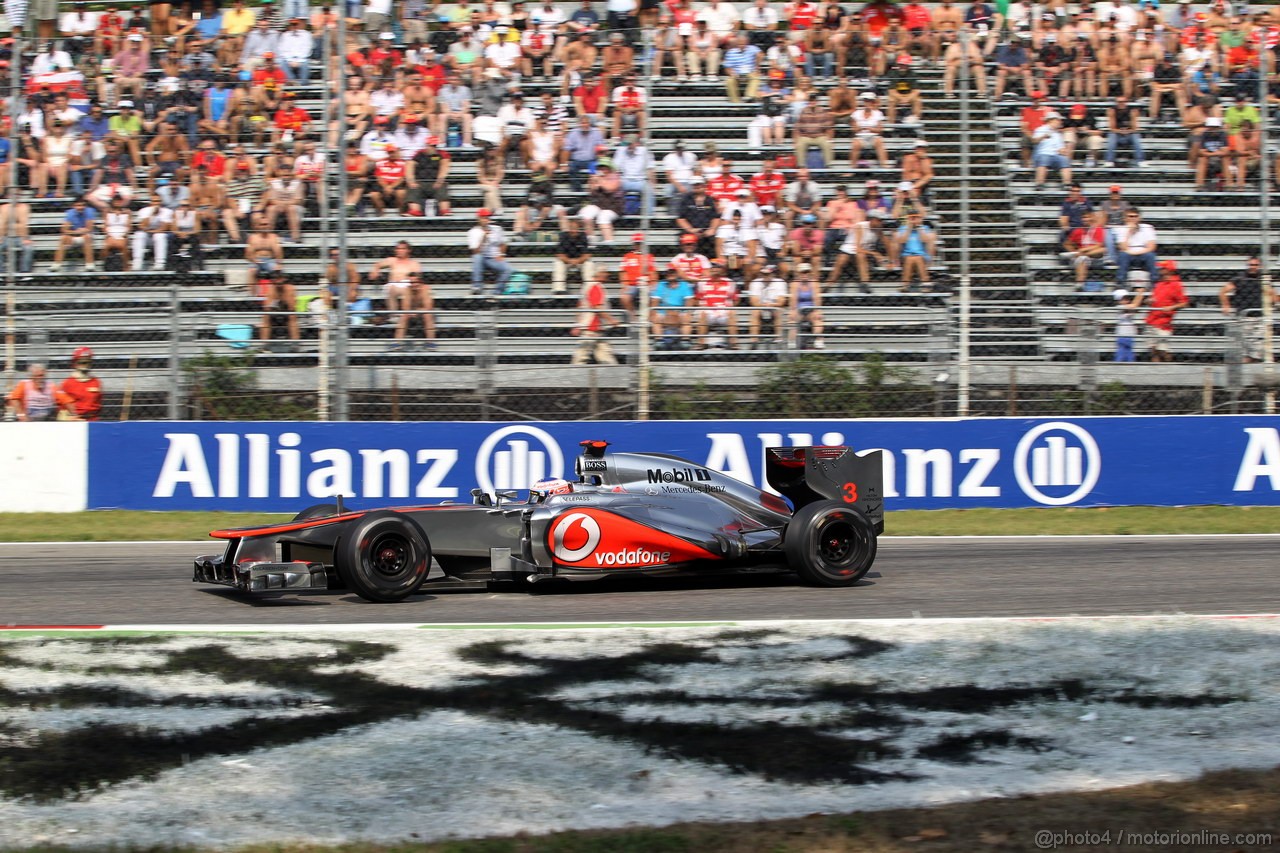 GP ITALIA, 08.09.2012- Prove Libere 3, Jenson Button (GBR) McLaren Mercedes MP4-27 