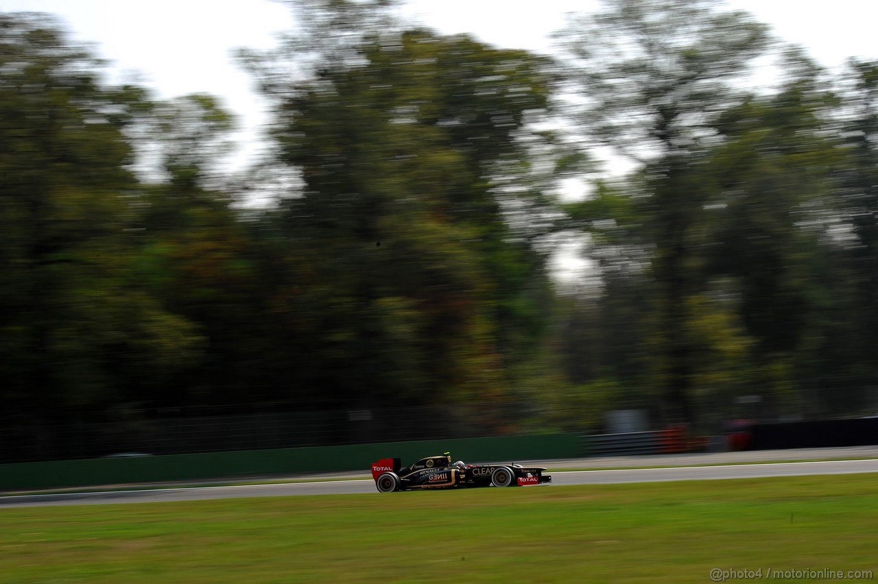 GP ITALIA, 08.09.2012- Prove Libere 3, Jerome D'Ambrosio (BEL), Lotus F1 Team E20 