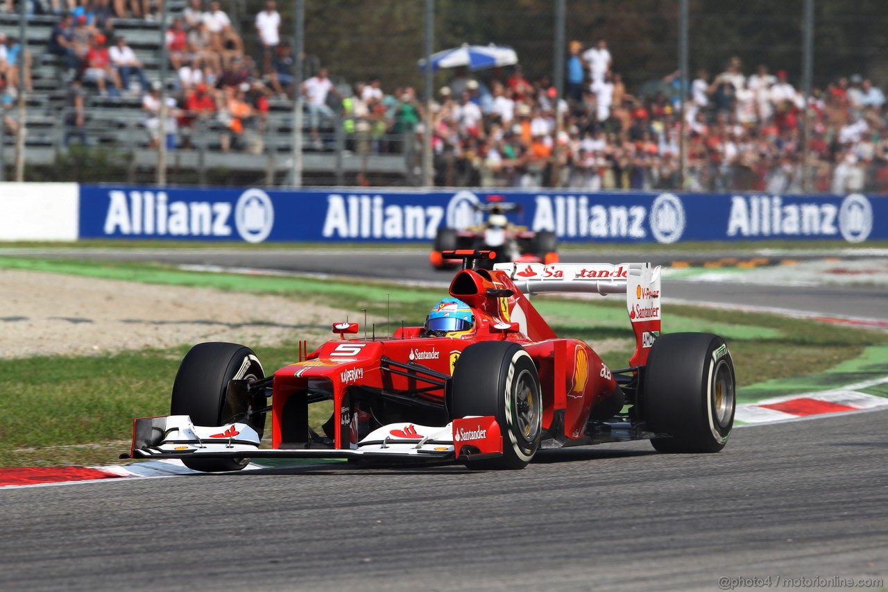 GP ITALIA, 08.09.2012- Prove Libere 3, Fernando Alonso (ESP) Ferrari F2012