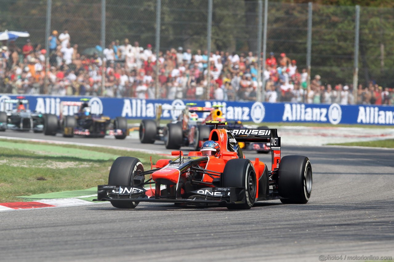 GP ITALIA, 08.09.2012- Prove Libere 3, Charles Pic (FRA) Marussia F1 Team MR01 