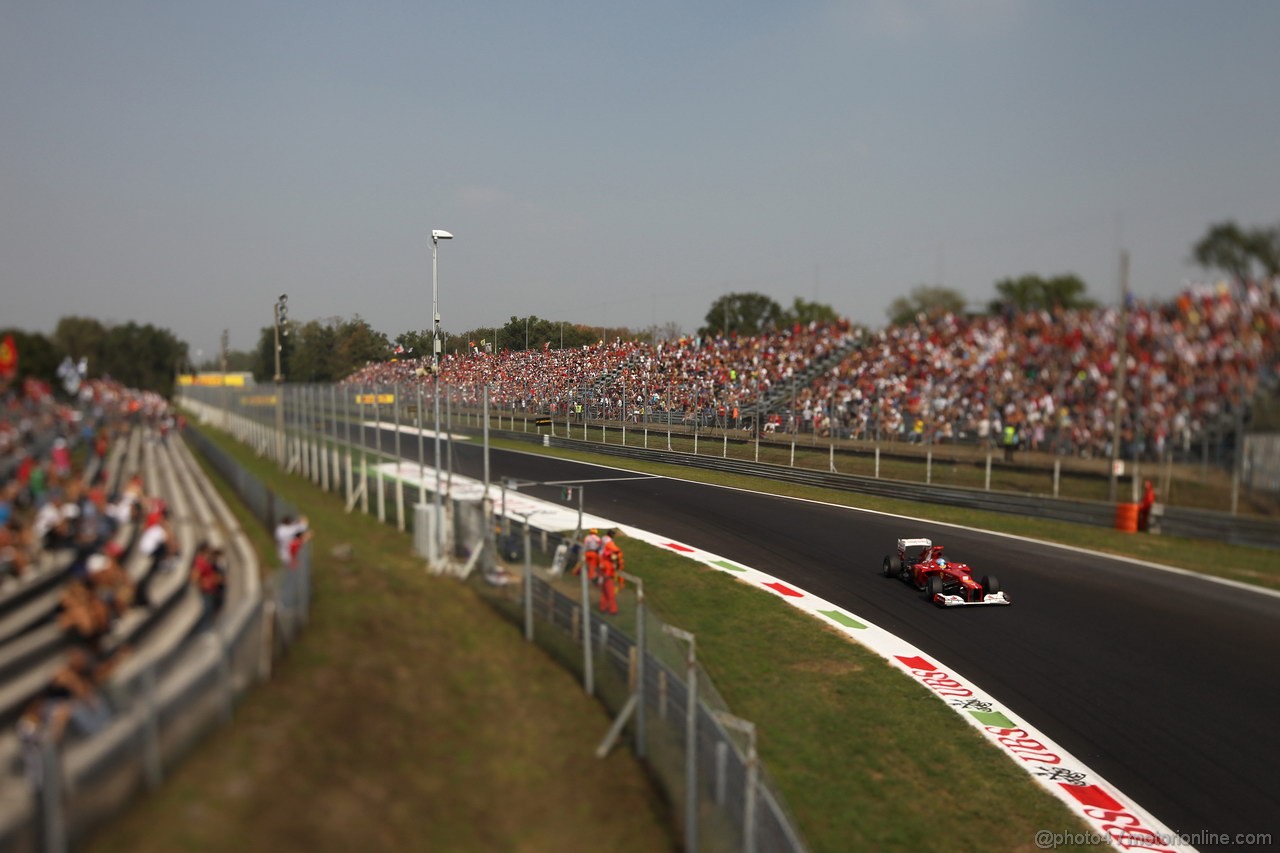 GP ITALIA, 08.09.2012- Qualifiche, Fernando Alonso (ESP) Ferrari F2012 