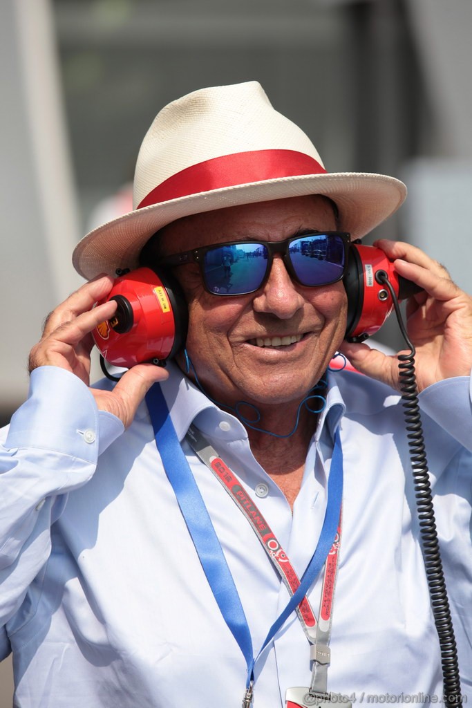 GP ITALIA, 08.09.2012- Qualifiche, Emilio Botin (ESP), Santander Bank President 