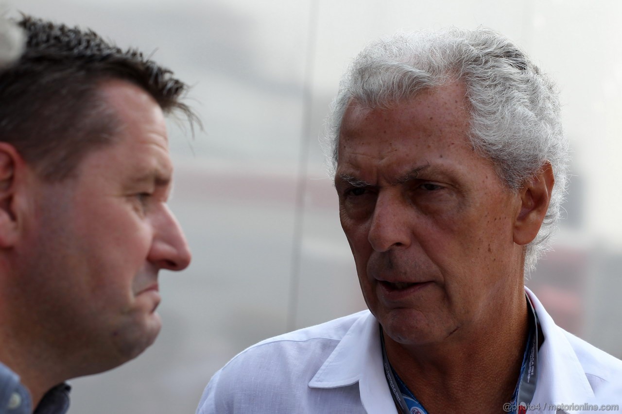 GP ITALIA, 08.09.2012- Qualifiche, Paul Hembery, Pirelli Motorspor Director e Marco Tronchetti Provera (ITA), Pirelli's President 