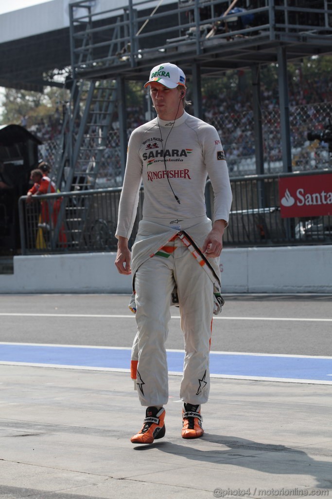 GP ITALIA, 08.09.2012- Qualifiche, Nico Hulkenberg (GER) Sahara Force India F1 Team VJM05 
