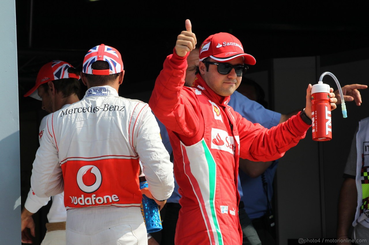 GP ITALIA, 08.09.2012- Qualifiche, terzo Felipe Massa (BRA) Ferrari F2012 