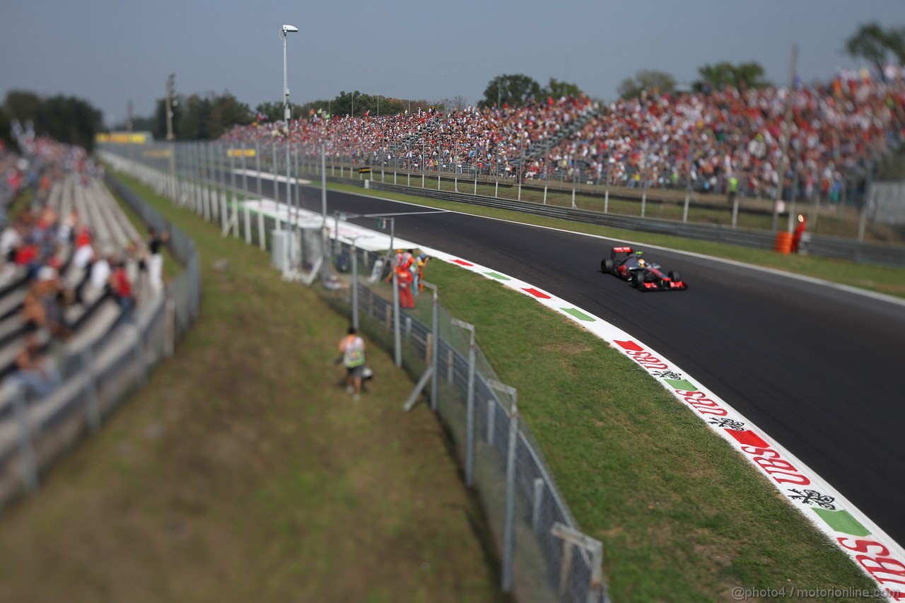 GP ITALIA, 08.09.2012- Qualifiche, Lewis Hamilton (GBR) McLaren Mercedes MP4-27 
