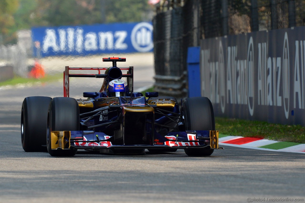GP ITALIA, 08.09.2012- Qualifiche, Daniel Ricciardo (AUS) Scuderia Toro Rosso STR7 