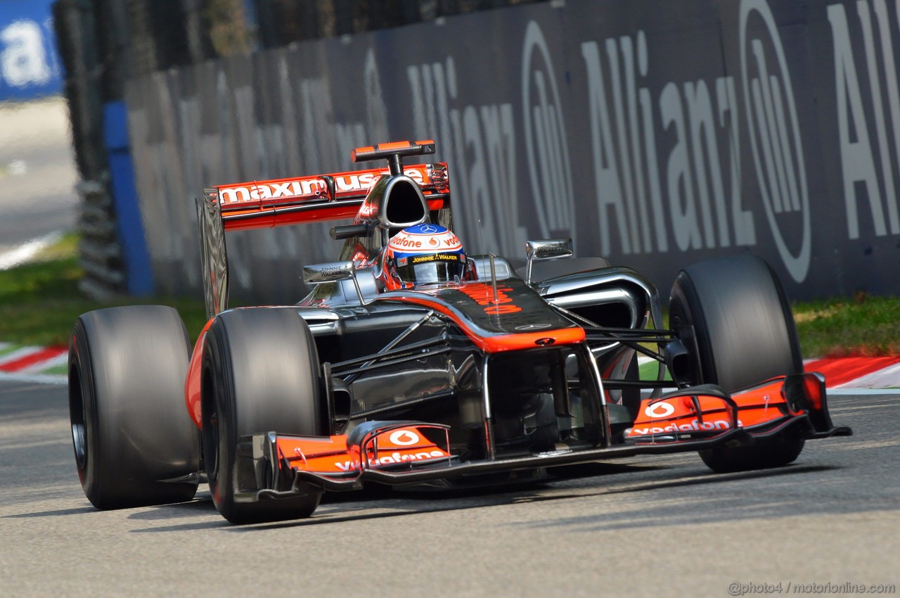GP ITALIA, 08.09.2012- Qualifiche, Jenson Button (GBR) McLaren Mercedes MP4-27 
