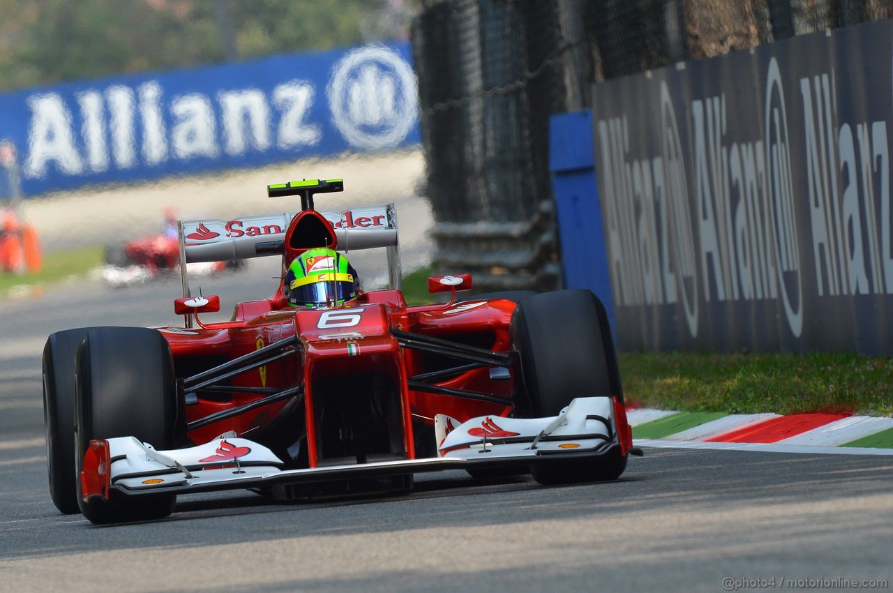GP ITALIA, 08.09.2012- Qualifiche, Felipe Massa (BRA) Ferrari F2012 