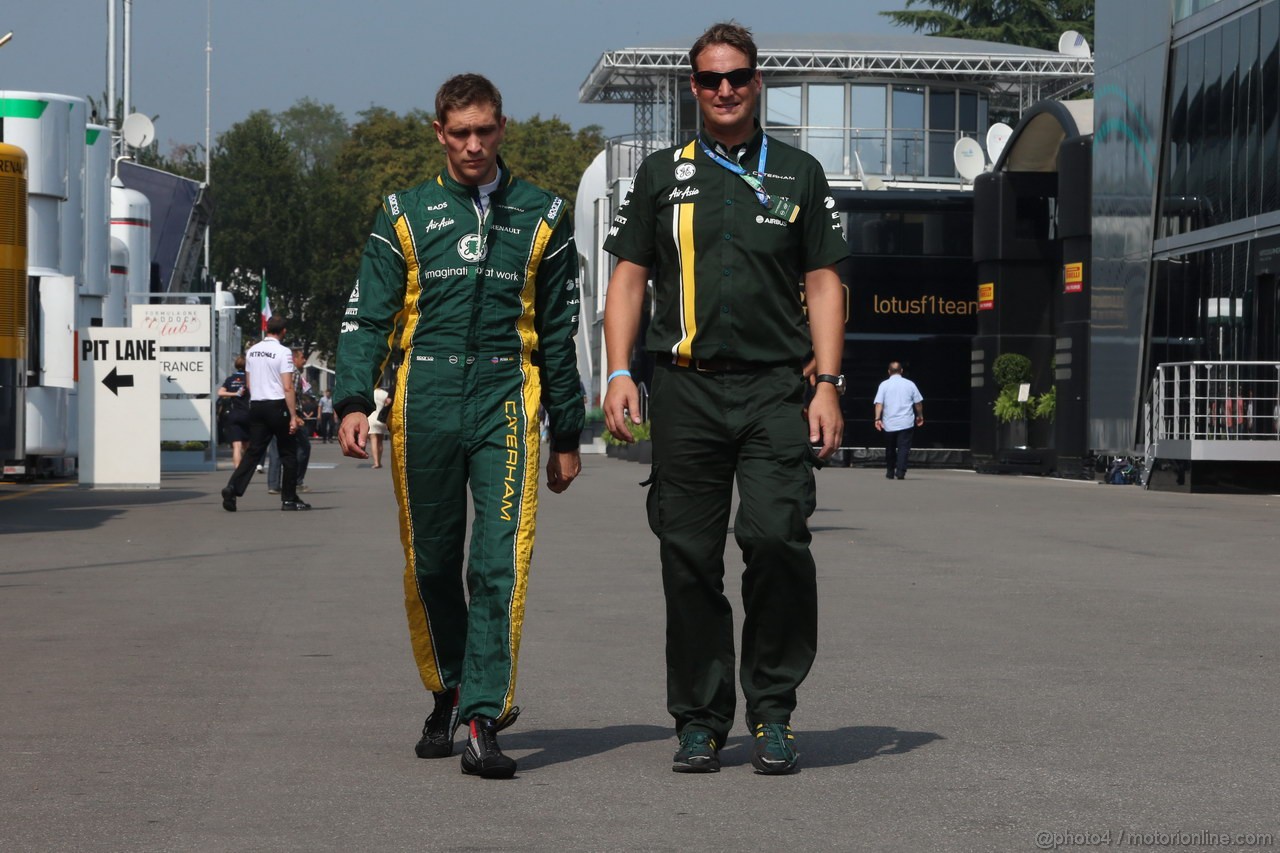 GP ITALIA, 08.09.2012- Qualifiche, Vitaly Petrov (RUS) Caterham F1 Team CT01 