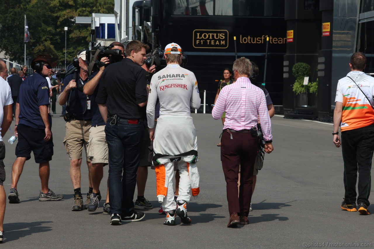 GP ITALIA, 08.09.2012- Qualifiche, Nico Hulkenberg (GER) Sahara Force India F1 Team VJM05 
