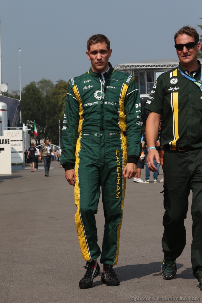 GP ITALIA, 08.09.2012- Qualifiche, Vitaly Petrov (RUS) Caterham F1 Team CT01 