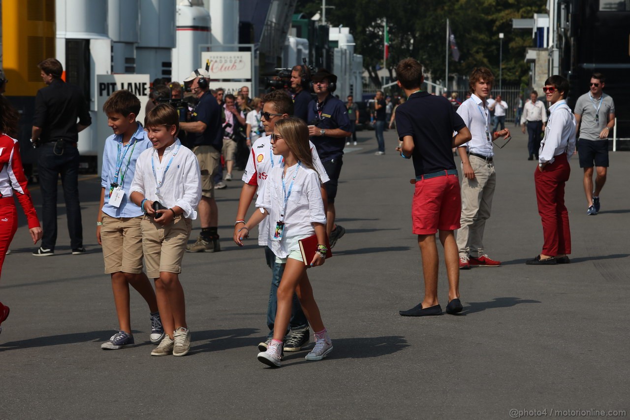 GP ITALIA, 08.09.2012- Qualifiche, Montezemolo family