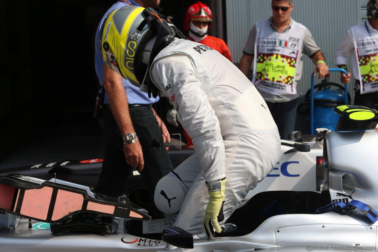 GP ITALIA, 08.09.2012- Qualifiche, Nico Rosberg (GER) Mercedes AMG F1 W03 
