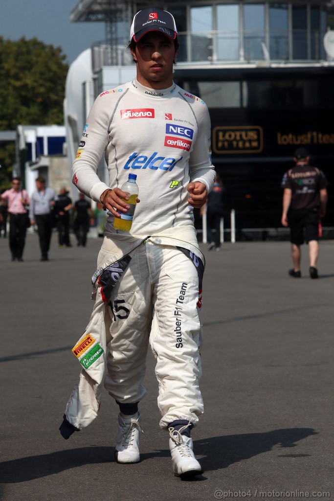 GP ITALIA, 08.09.2012- Qualifiche, Sergio Prez (MEX) Sauber F1 Team C31 