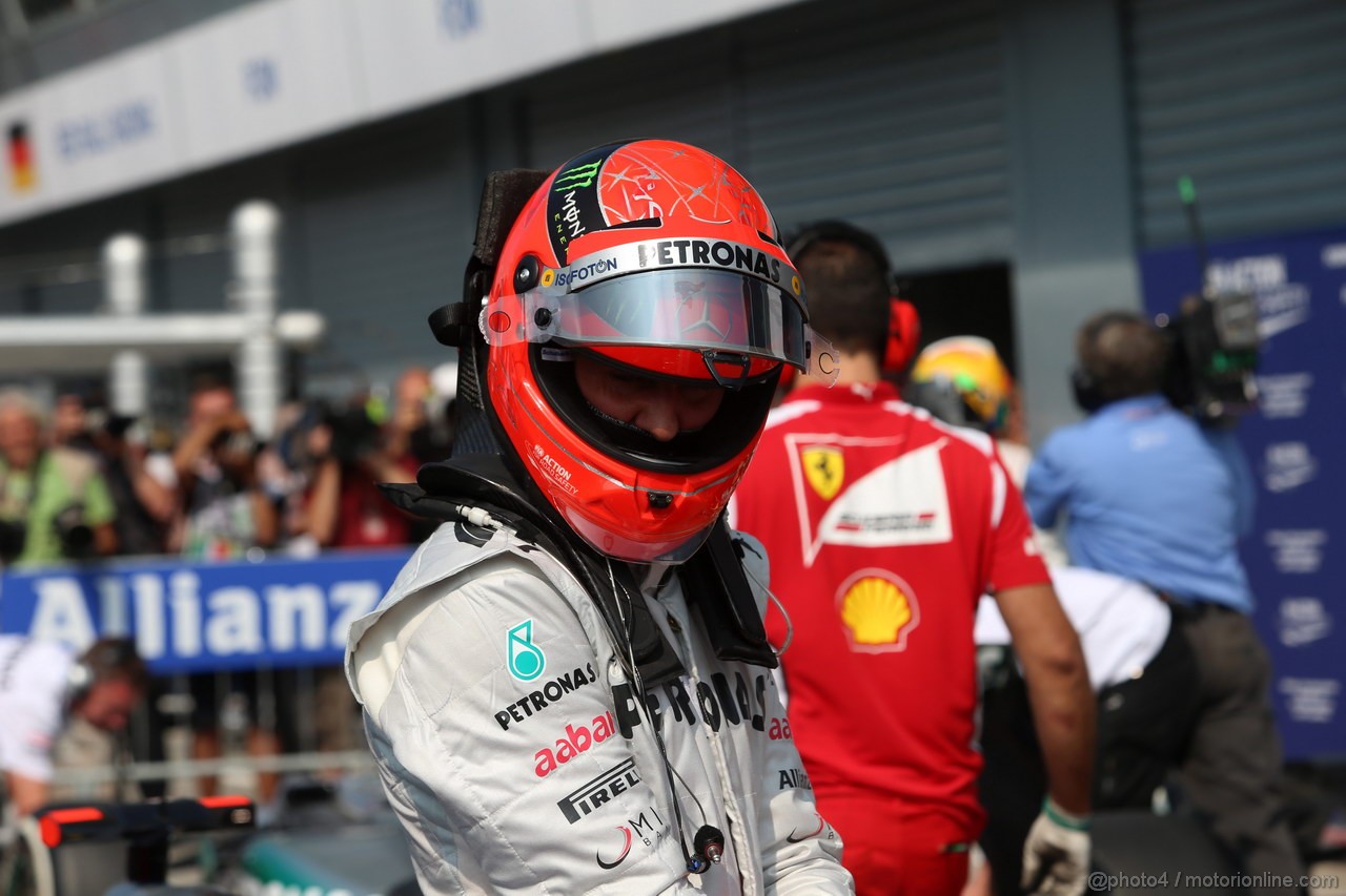 GP ITALIA, 08.09.2012- Qualifiche, Michael Schumacher (GER) Mercedes AMG F1 W03 