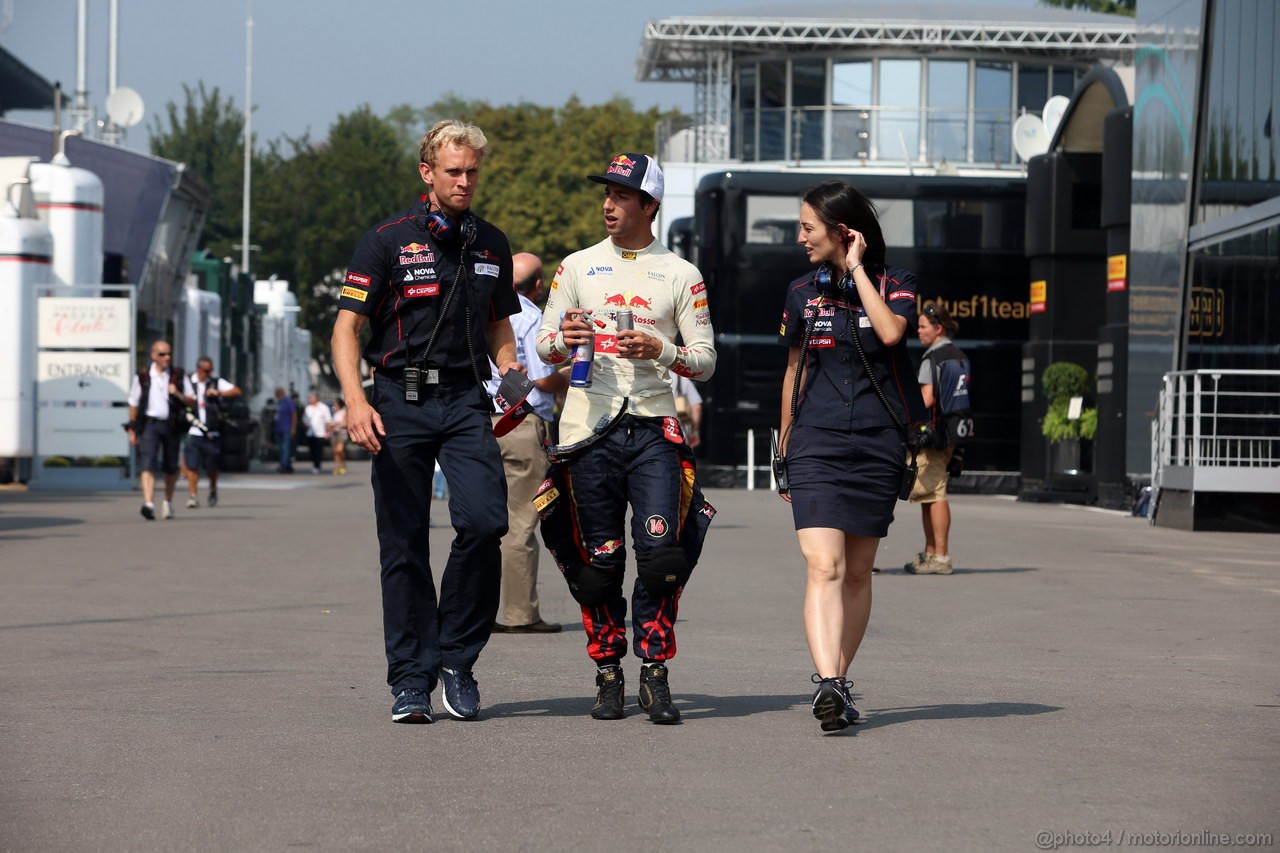 GP ITALIA, 08.09.2012- Qualifiche, Daniel Ricciardo (AUS) Scuderia Toro Rosso STR7 
