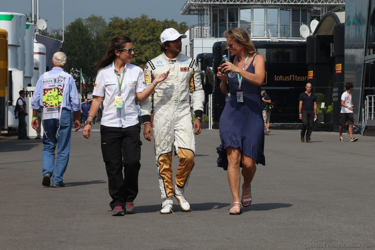 GP ITALIA, 08.09.2012- Qualifiche, Narain Karthikeyan (IND) HRT Formula 1 Team F112 