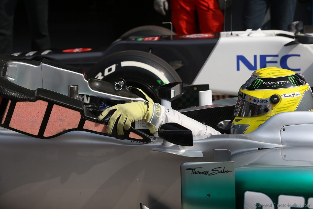 GP ITALIA, 08.09.2012- Qualifiche, Nico Rosberg (GER) Mercedes AMG F1 W03 