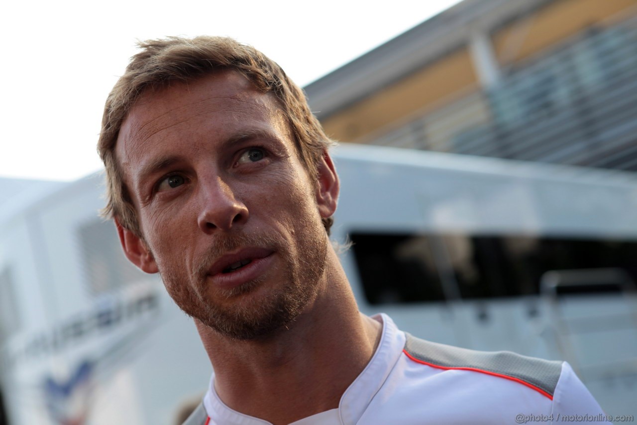 GP ITALIA, 08.09.2012- Jenson Button (GBR) McLaren Mercedes MP4-27 