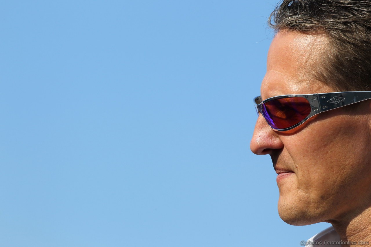 GP ITALIA, 08.09.2012- Michael Schumacher (GER) Mercedes AMG F1 W03
