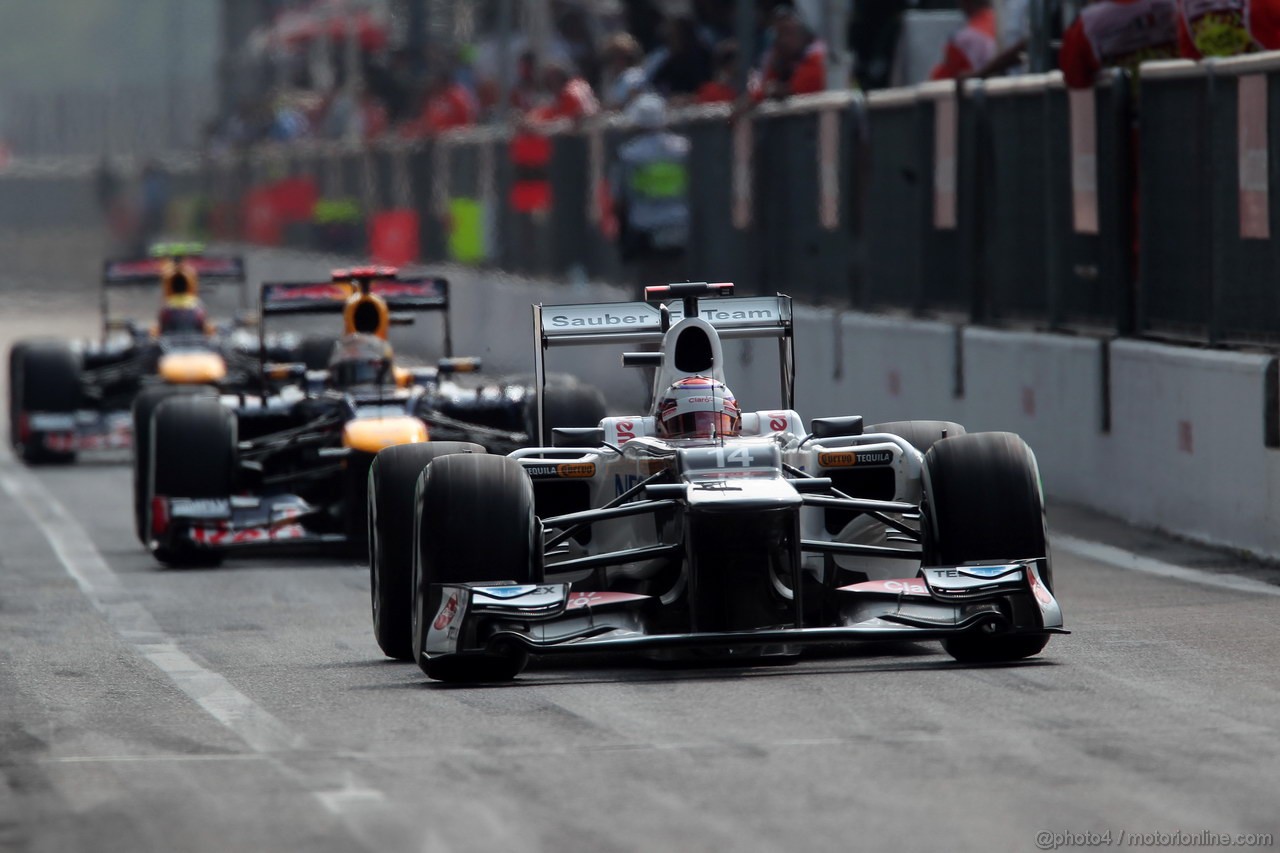 GP ITALIA, 08.09.2012- Qualifiche, Kamui Kobayashi (JAP) Sauber F1 Team C31 
