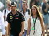 GP ITALIA, 08.09.2012- Jerome D'Ambrosio (BEL), Lotus F1 Team E20 e Domenica Natalie