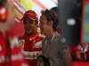 GP ITALIA, 08.09.2012- Free Practice 3, Felipe Massa (BRA) Ferrari F2012 e Luca Badoer (ITA)