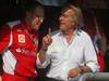GP ITALIA, 08.09.2012- Free Practice 3, Luca Cordero di Montezemolo (ITA), President Ferrari  e Stefano Domenicali (ITA), Team Principal