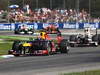 GP ITALIA, 08.09.2012- Free Practice 3, Mark Webber (AUS) Red Bull Racing RB8 e Sergio Prez (MEX) Sauber F1 Team C31 
