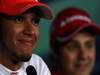 GP ITALIA, 08.09.2012- Qualifiche, Conferenza Stampa, Lewis Hamilton (GBR) McLaren Mercedes MP4-27 e Felipe Massa (BRA) Ferrari F2012 