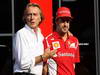 GP ITALIA, 08.09.2012- Luca Cordero di Montezemolo (ITA), President Ferrari  e Fernando Alonso (ESP) Ferrari F2012