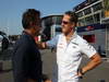 GP ITALIA, 08.09.2012- Jean Alesi (FRA) e Michael Schumacher (GER) Mercedes AMG F1 W03