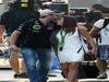 GP ITALIA, 08.09.2012- Jerome D'Ambrosio (BEL), Lotus F1 Team E20 e Domenica Natalie