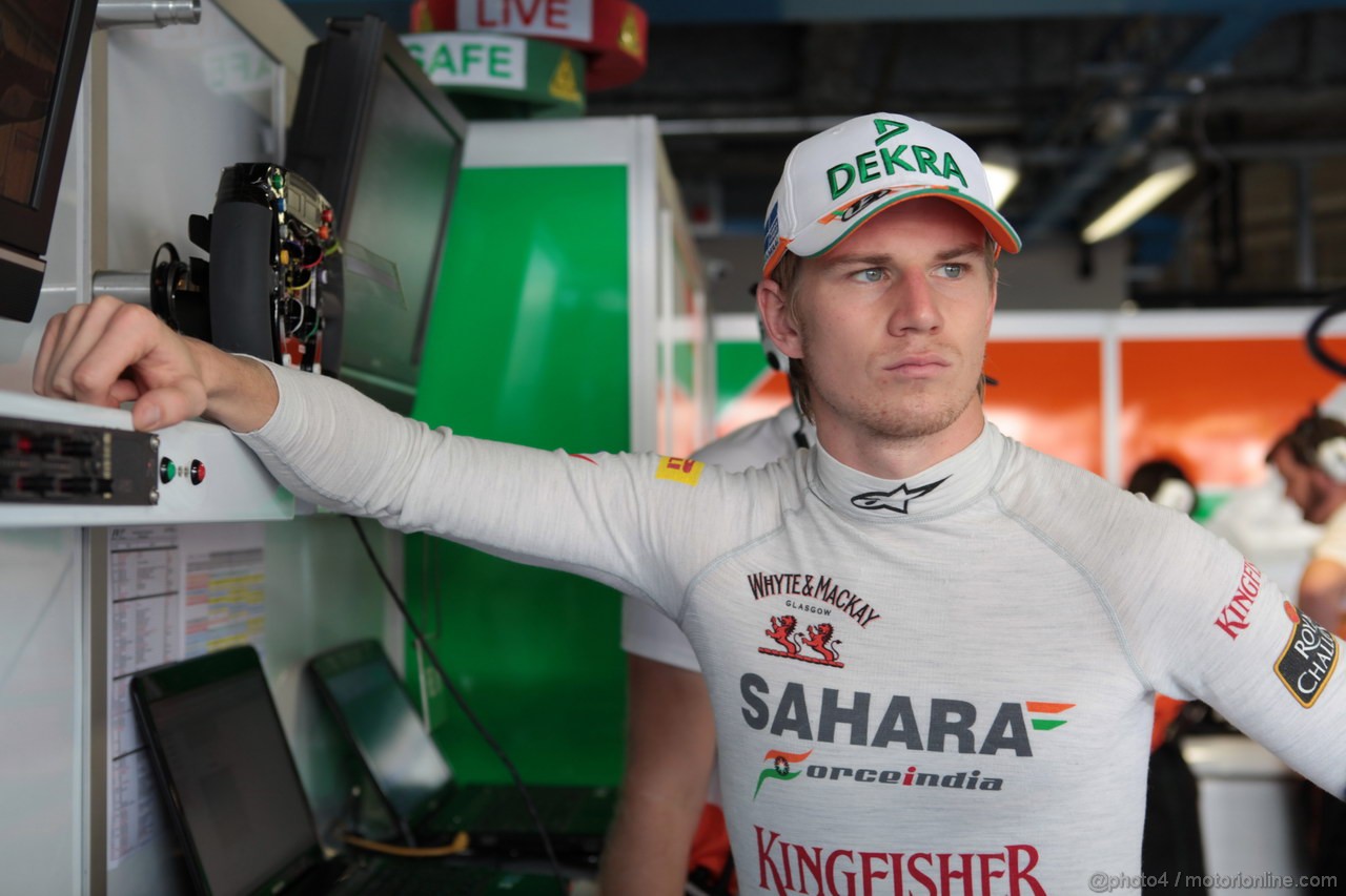 GP ITALIA, 07.09.2012- Prove Libere 1, Nico Hulkenberg (GER) Sahara Force India F1 Team VJM05 