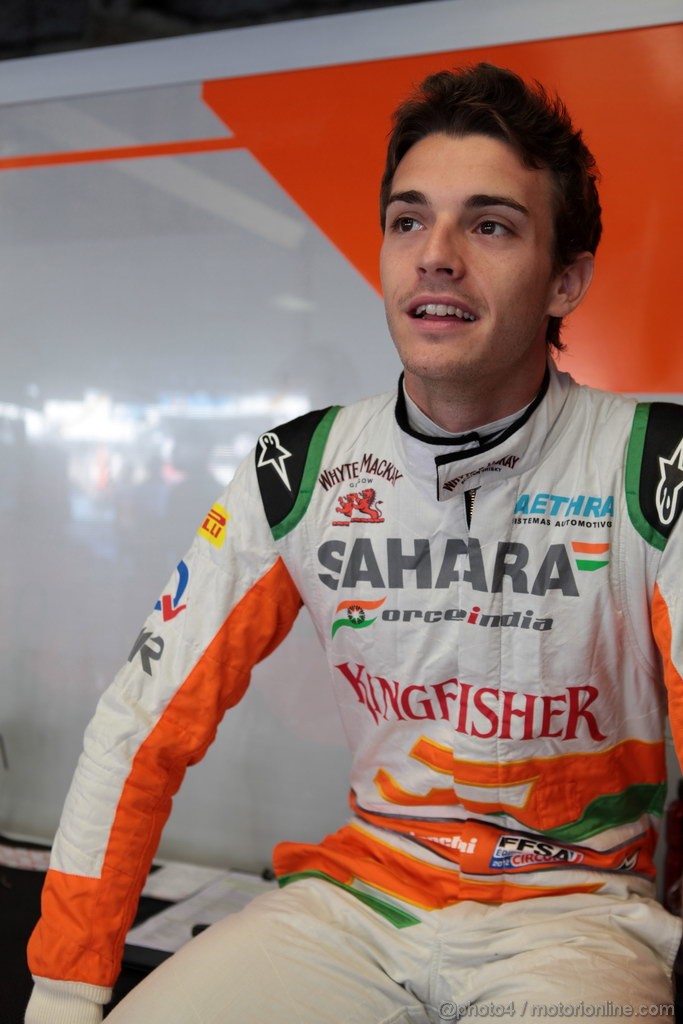 GP ITALIA, 07.09.2012- Prove Libere 1, Jules Bianchi (FRA), Test Driver, Sahara Force India Formula One Team VJM05