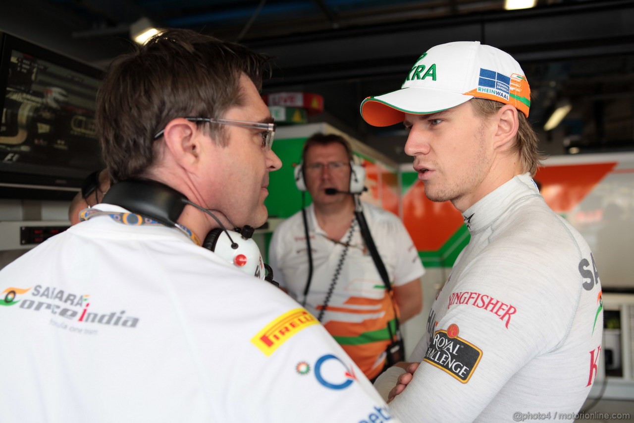 GP ITALIA, 07.09.2012- Prove Libere 1, Nico Hulkenberg (GER) Sahara Force India F1 Team VJM05 