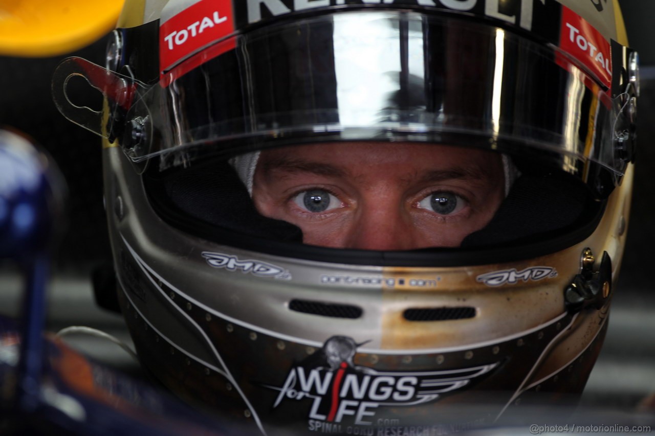 GP ITALIA, 07.09.2012- Prove Libere 1, Sebastian Vettel (GER) Red Bull Racing RB8 